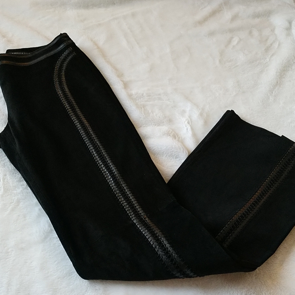 Kenneth Cole suede leather pants